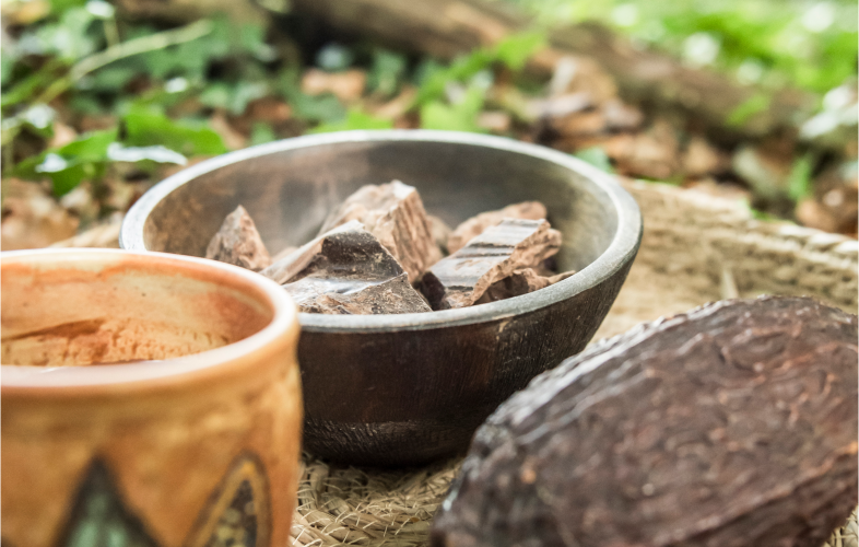 Blogbeitrag-Motiv zu Cacao-Ritualen – Cacaolovesme