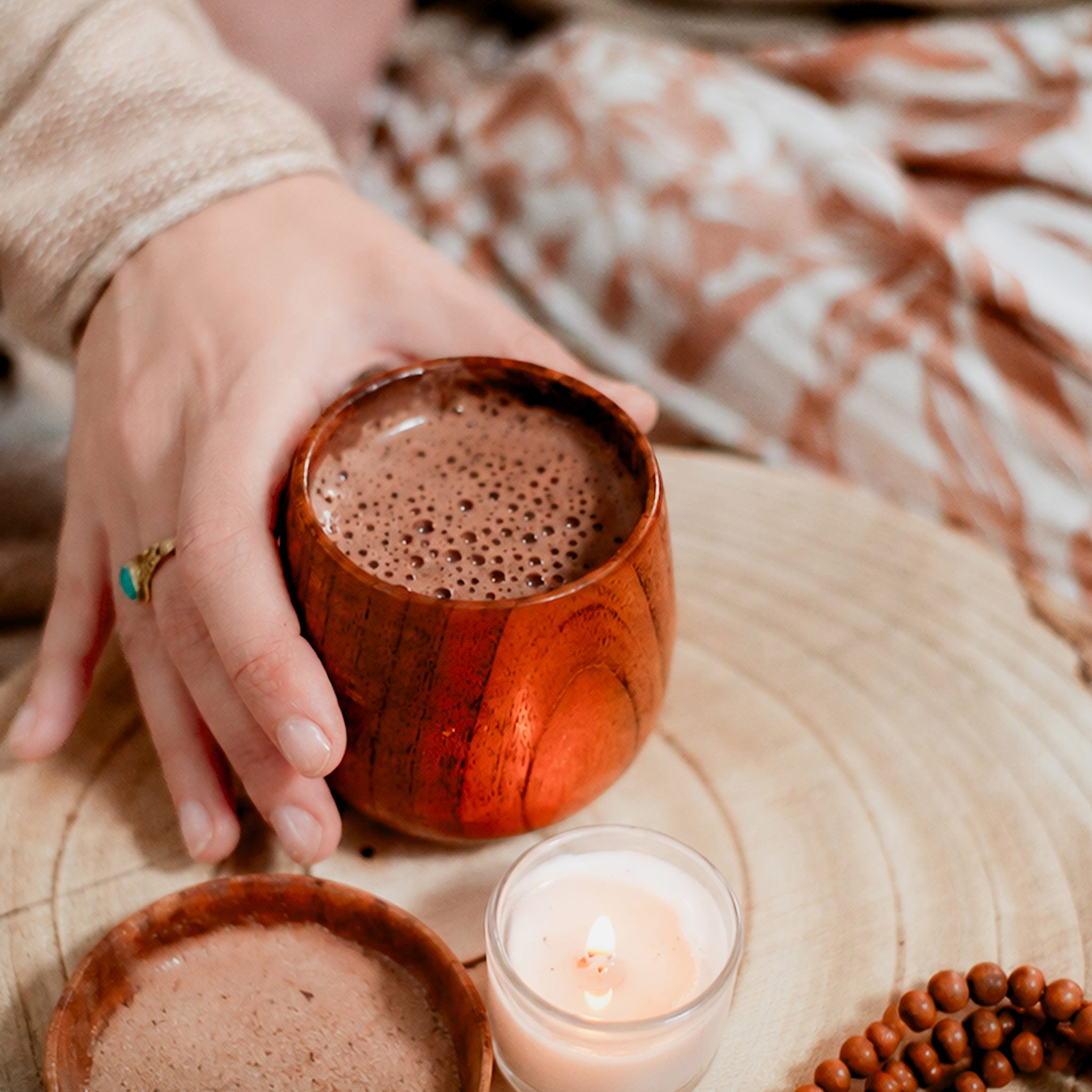 Cacao Bliss in der Tasse von Cacaolovesme – zeremonieller Kakao
