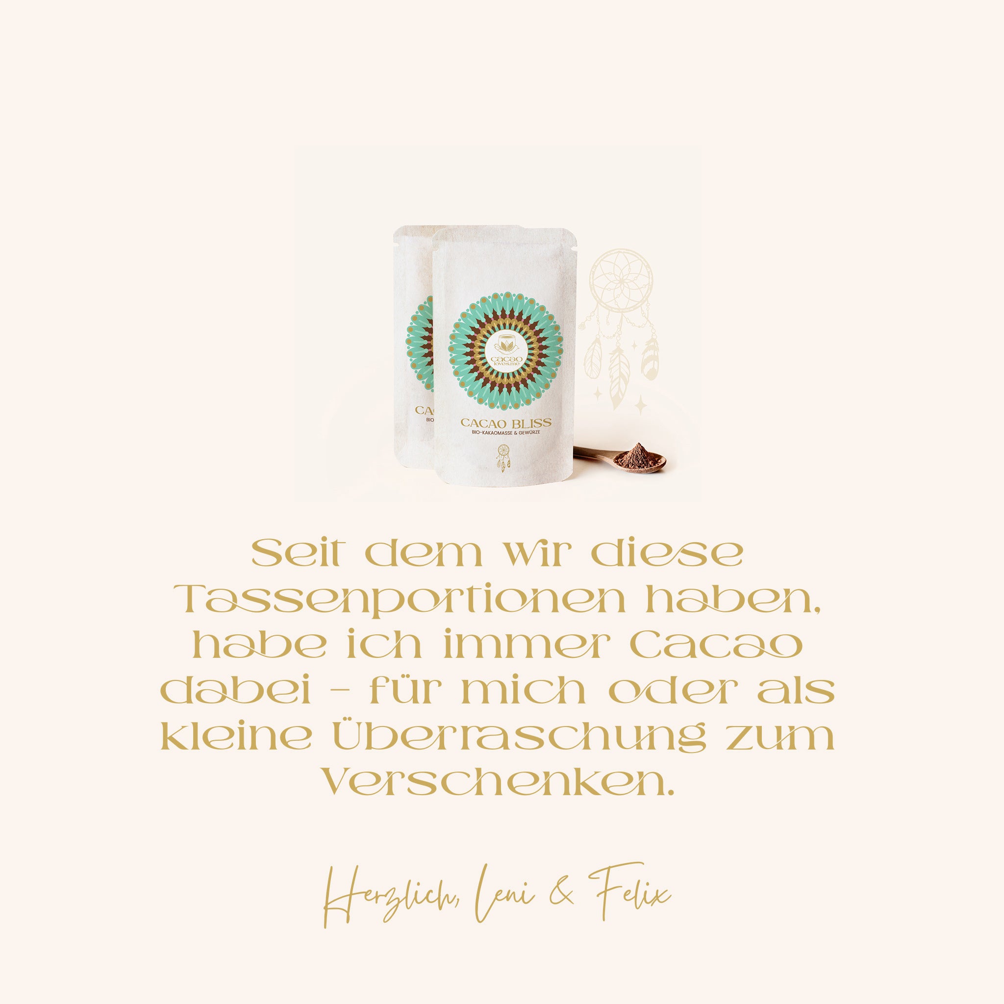 Cacao Bliss in der Tasse von Cacaolovesme – zeremonieller Kakao