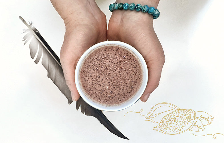 Blogbeitrag-Motiv zu Cacao-Ritualen – Cacaolovesme